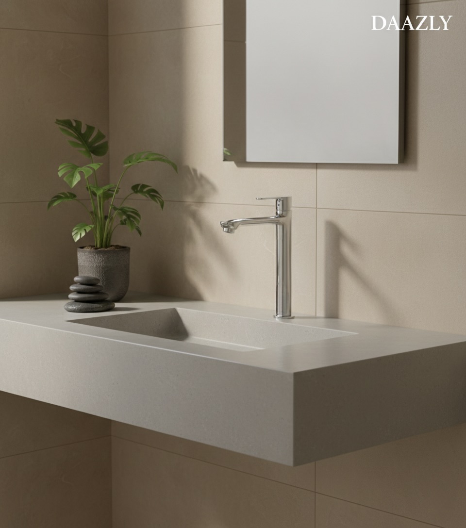 Refined bathroom fittings with premium finish